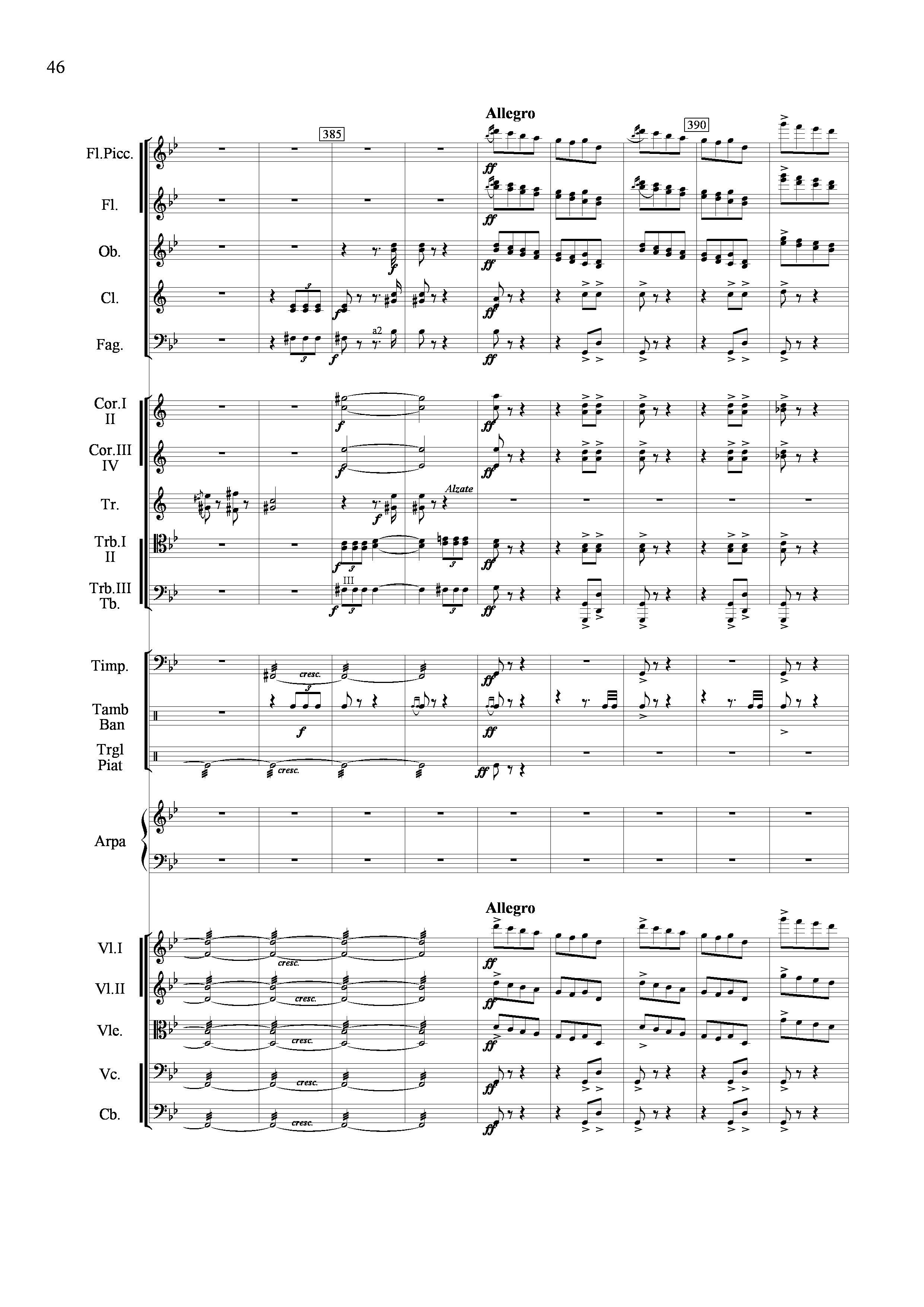 山歌妹传奇（交响组曲总谱）其它曲谱（图46）