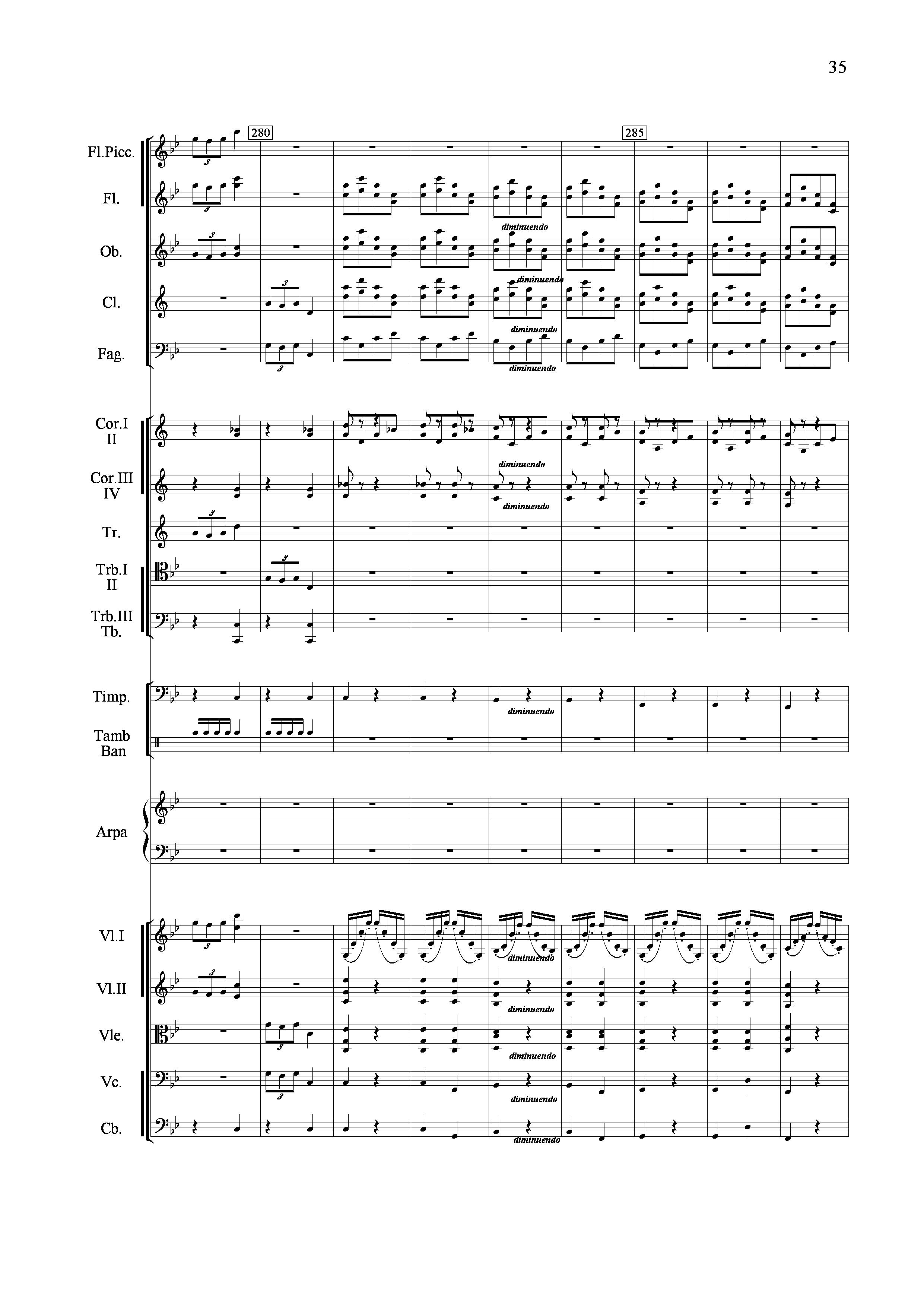 山歌妹传奇（交响组曲总谱）其它曲谱（图35）
