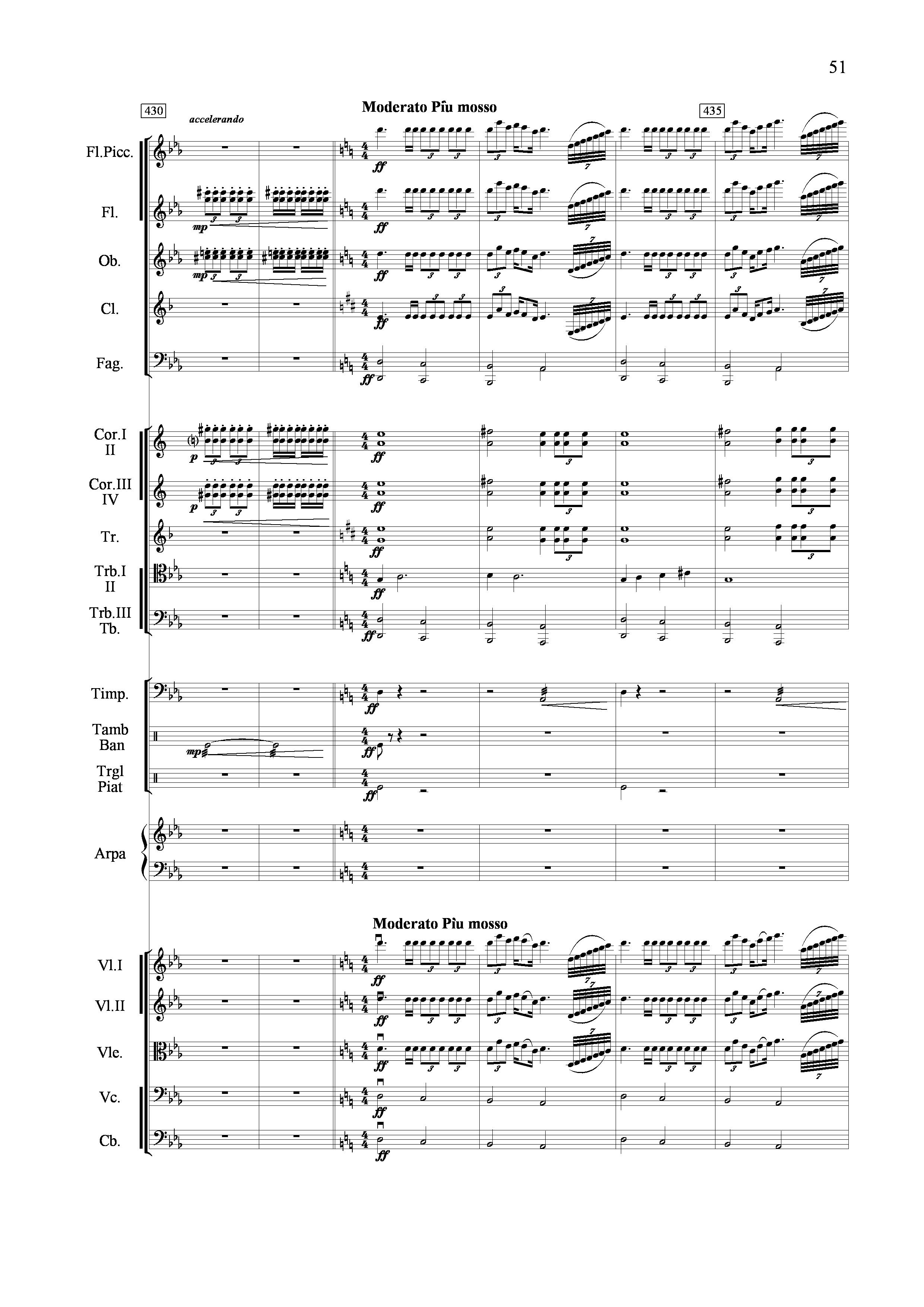 山歌妹传奇（交响组曲总谱）其它曲谱（图51）