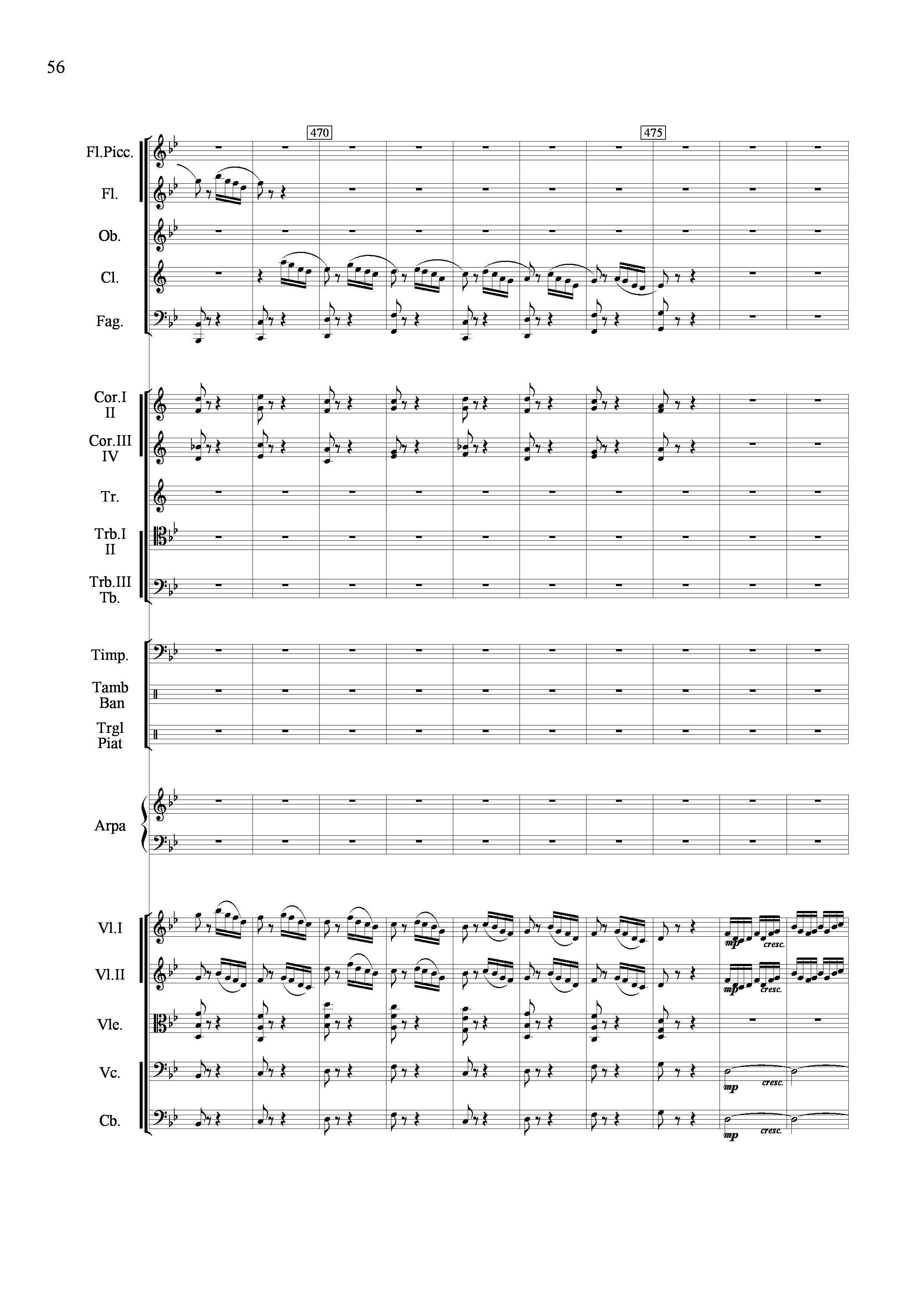 山歌妹传奇（交响组曲总谱）其它曲谱（图56）