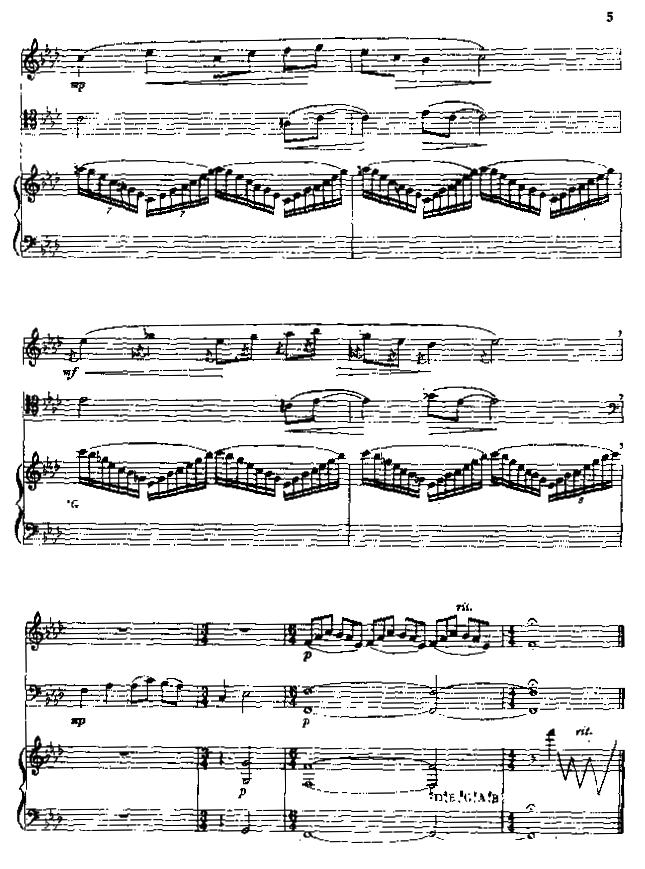 春归去（长笛、大提琴、竖琴三重奏）其它曲谱（图5）