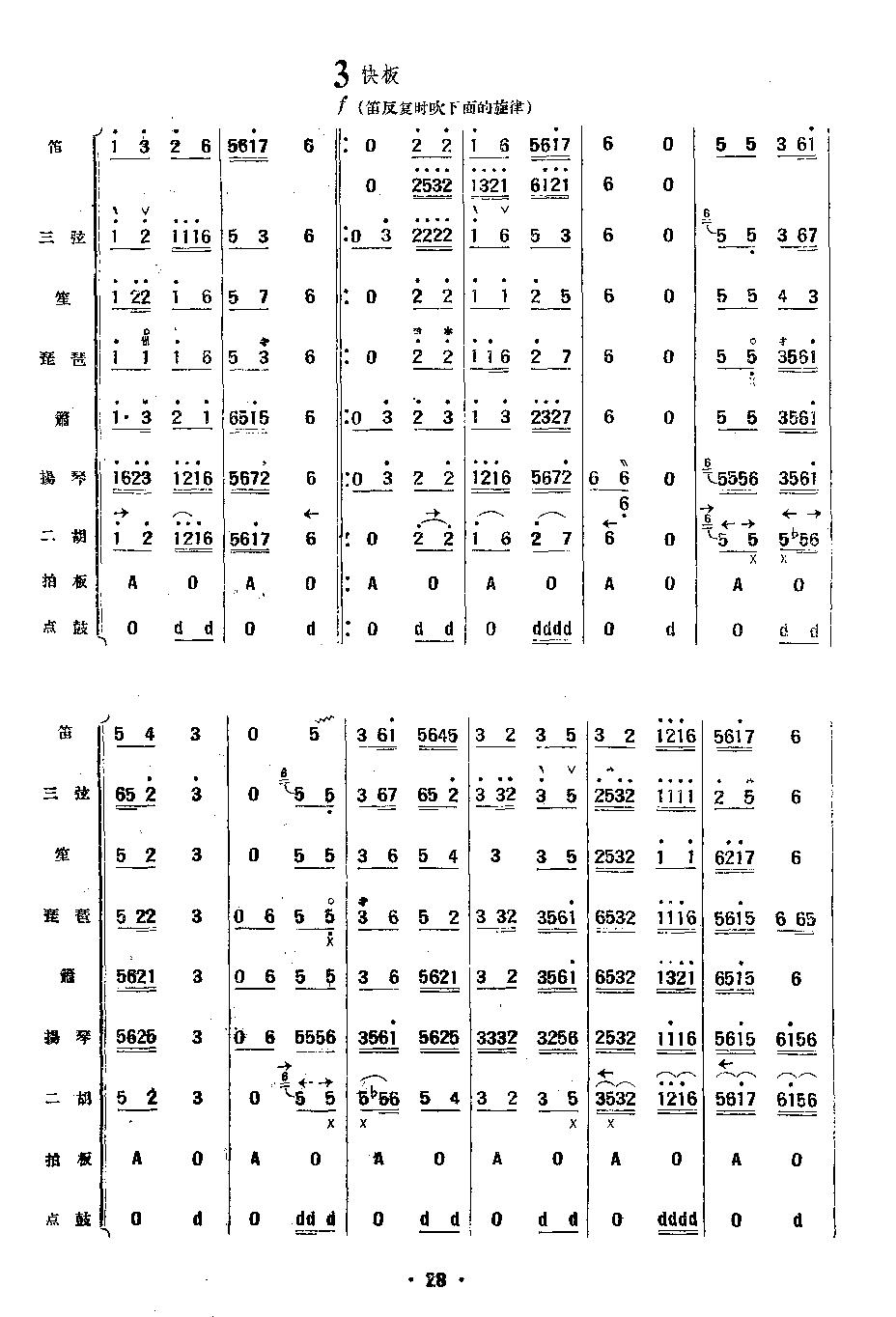云庆（民乐合奏总谱）其它曲谱（图9）