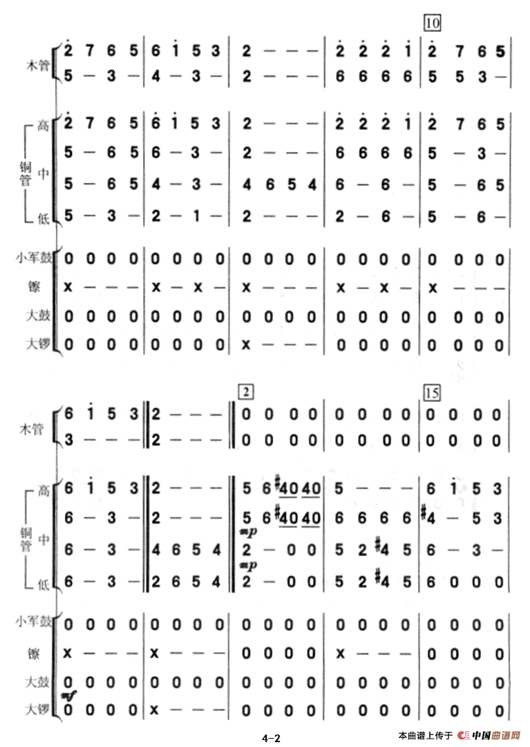 哀乐（管乐合奏）其它曲谱（图2）