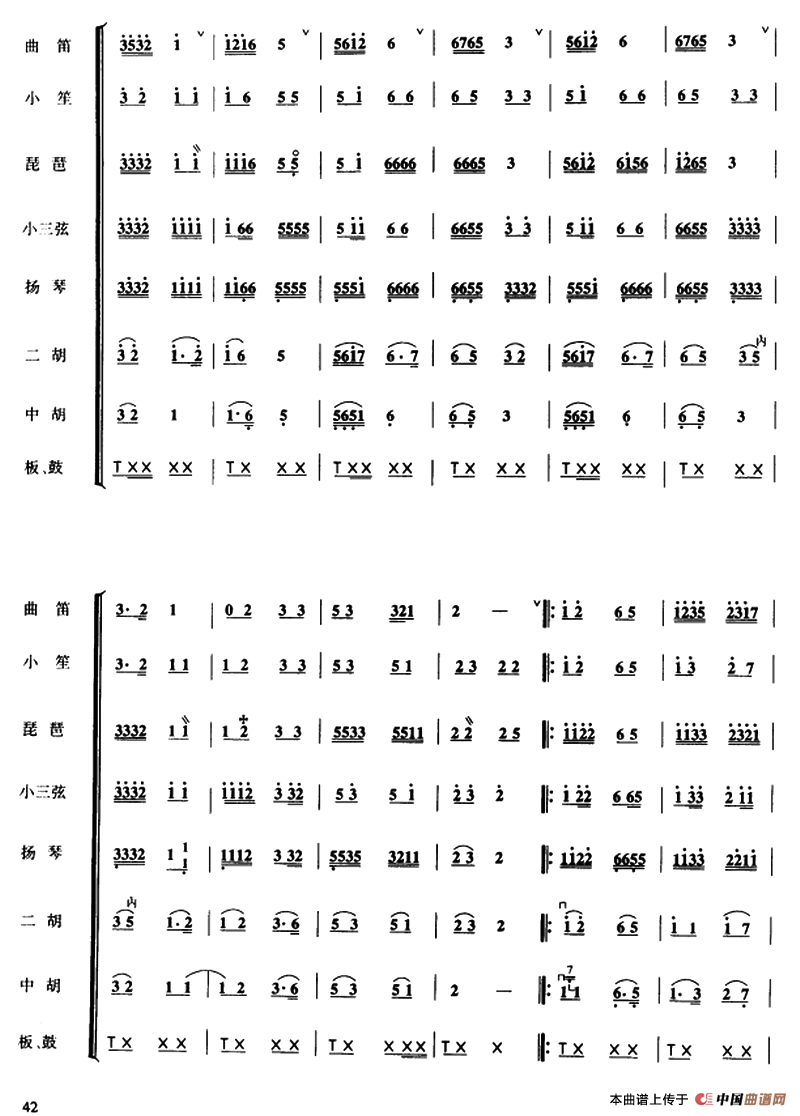 欢乐歌（民乐合奏总谱）其它曲谱（图9）