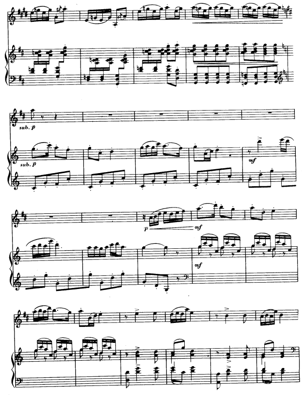 大巴上的春天（单簧管）6其它曲谱（图1）