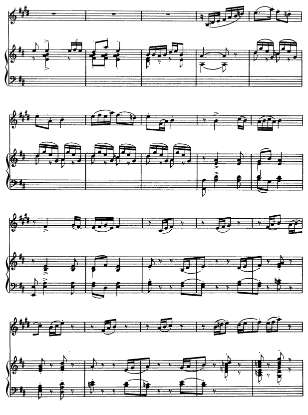 大巴上的春天（单簧管）5其它曲谱（图1）
