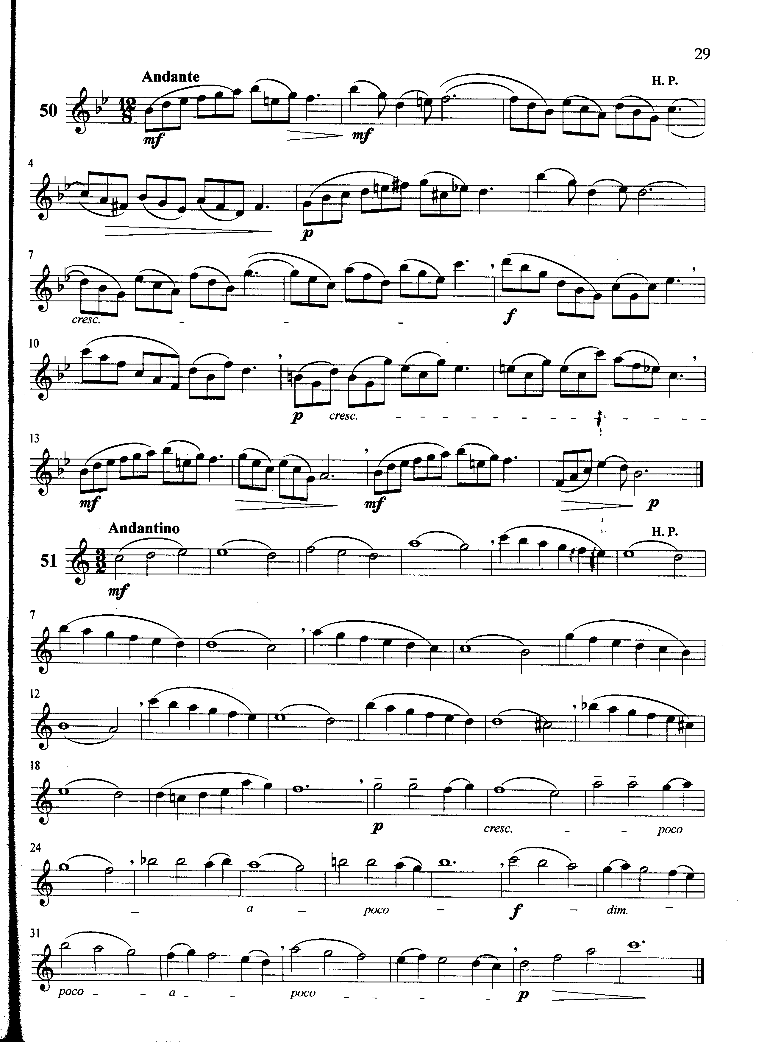 萨克斯管练习曲第100—029页萨克斯曲谱（图1）