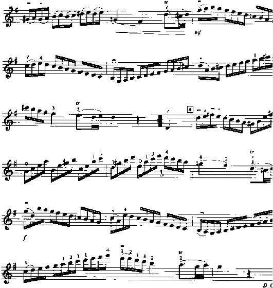 小步舞曲 （莫扎特）萨克斯曲谱（图2）