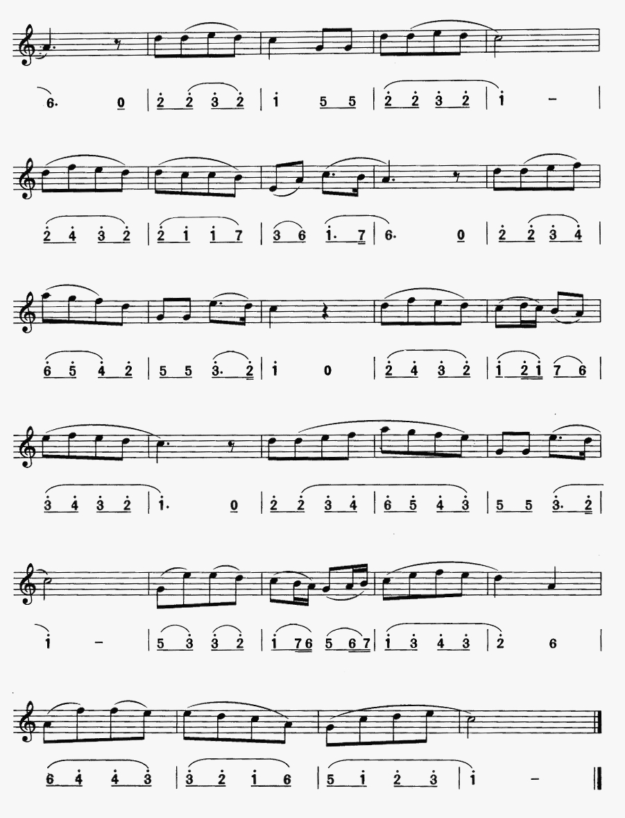 红沙拉帆（简线合谱）萨克斯曲谱（图2）
