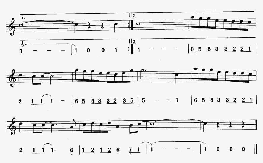 雨的节奏（简线合谱）萨克斯曲谱（图2）