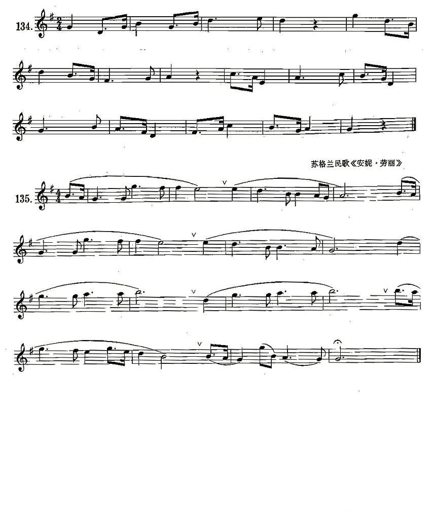 练习曲合集：22、八分附点音符练习萨克斯曲谱（图4）