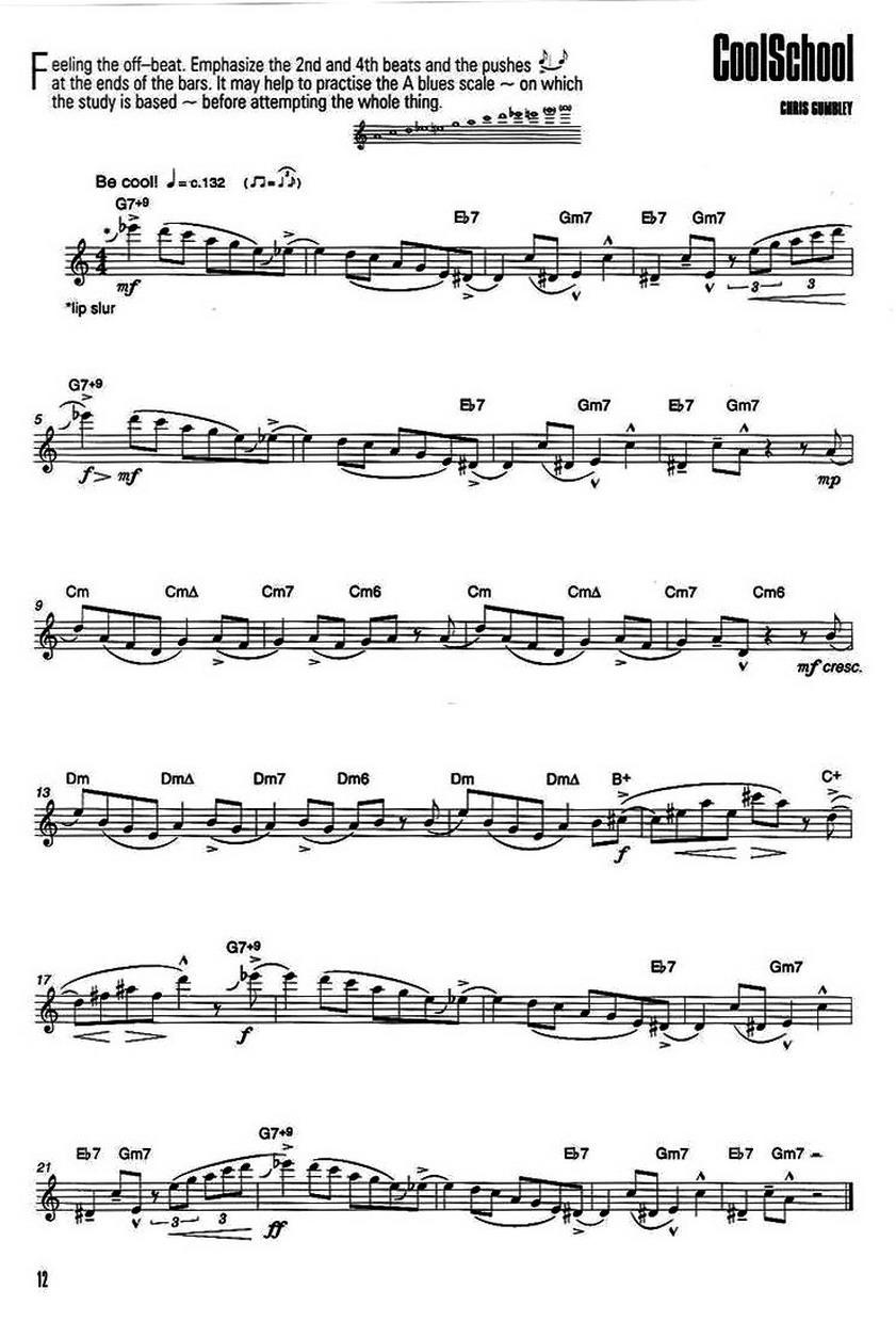 coolschool - 16首爵士练习曲萨克斯曲谱（图12）
