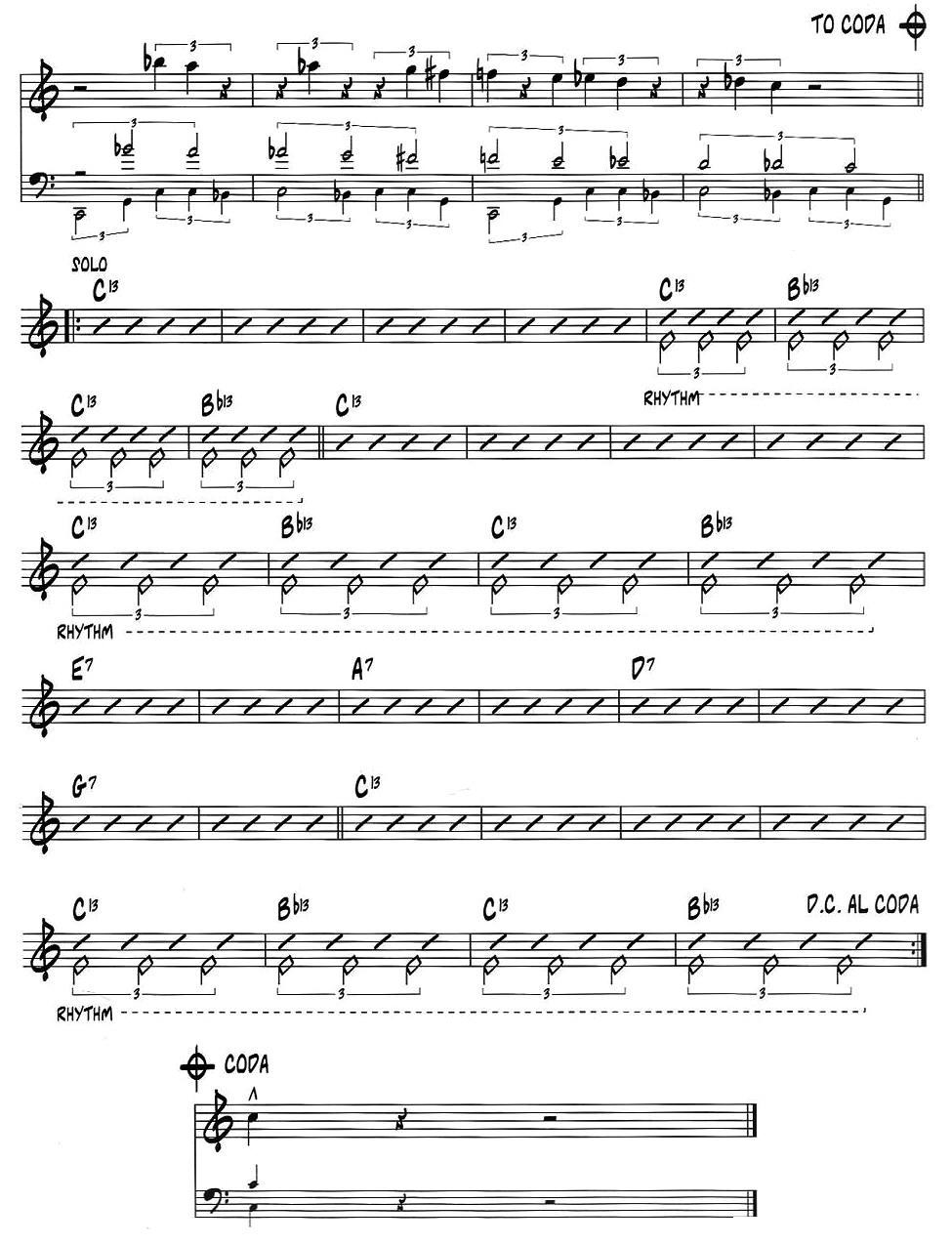 THE BRIDGE（jazz系列萨克斯谱）萨克斯曲谱（图2）