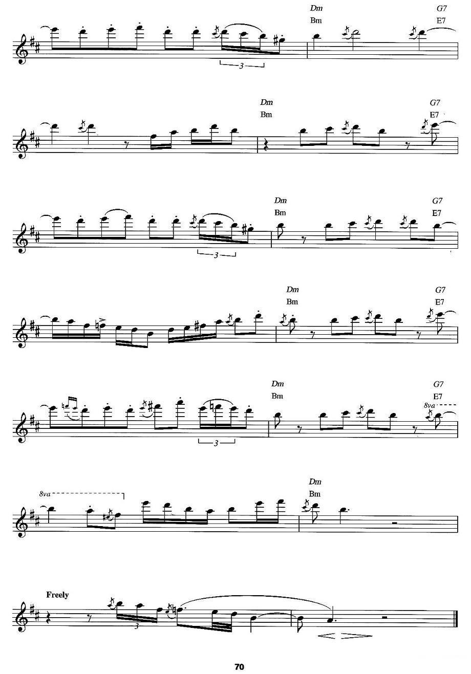 Saxman萨克斯曲谱（图6）