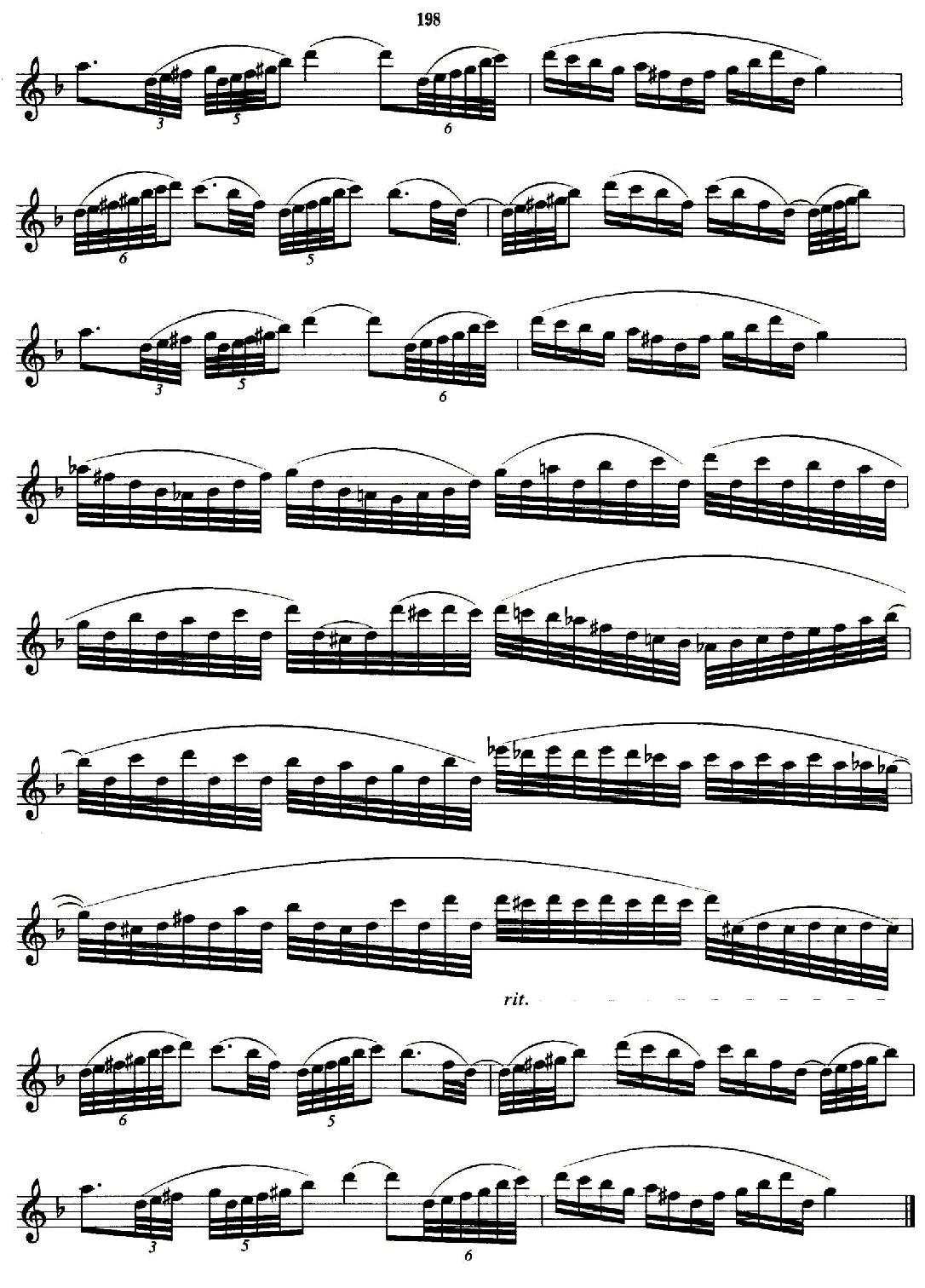 萨克斯管业余考级九级练习曲第一首萨克斯曲谱（图3）