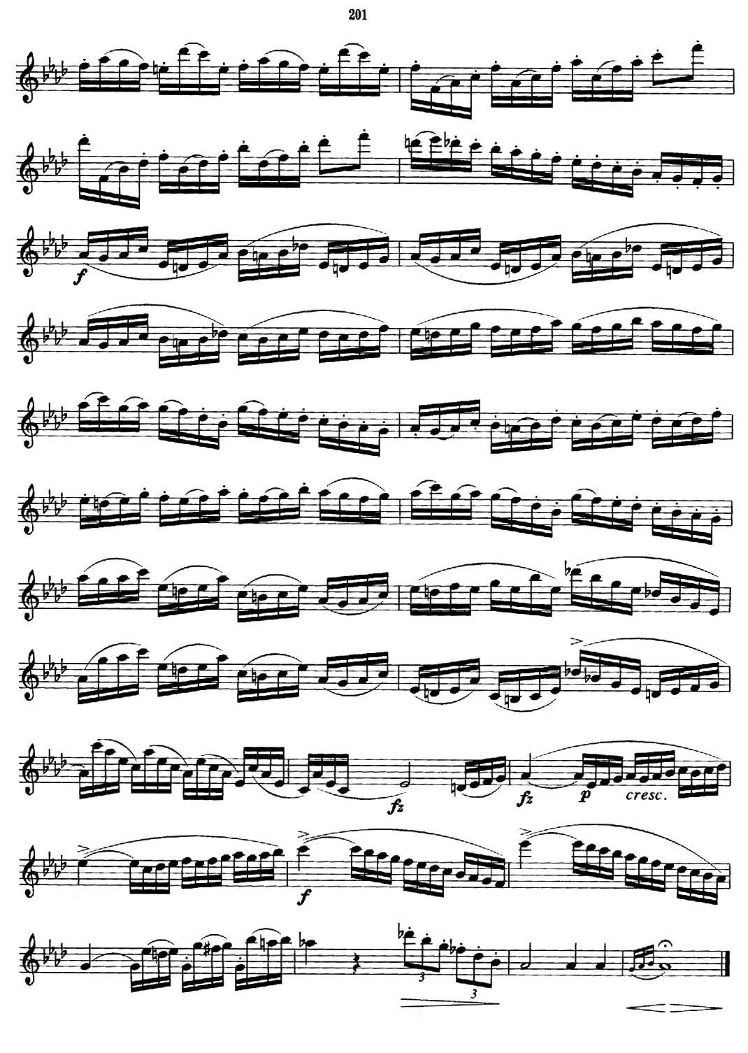 萨克斯管业余考级九级练习曲第二首萨克斯曲谱（图2）