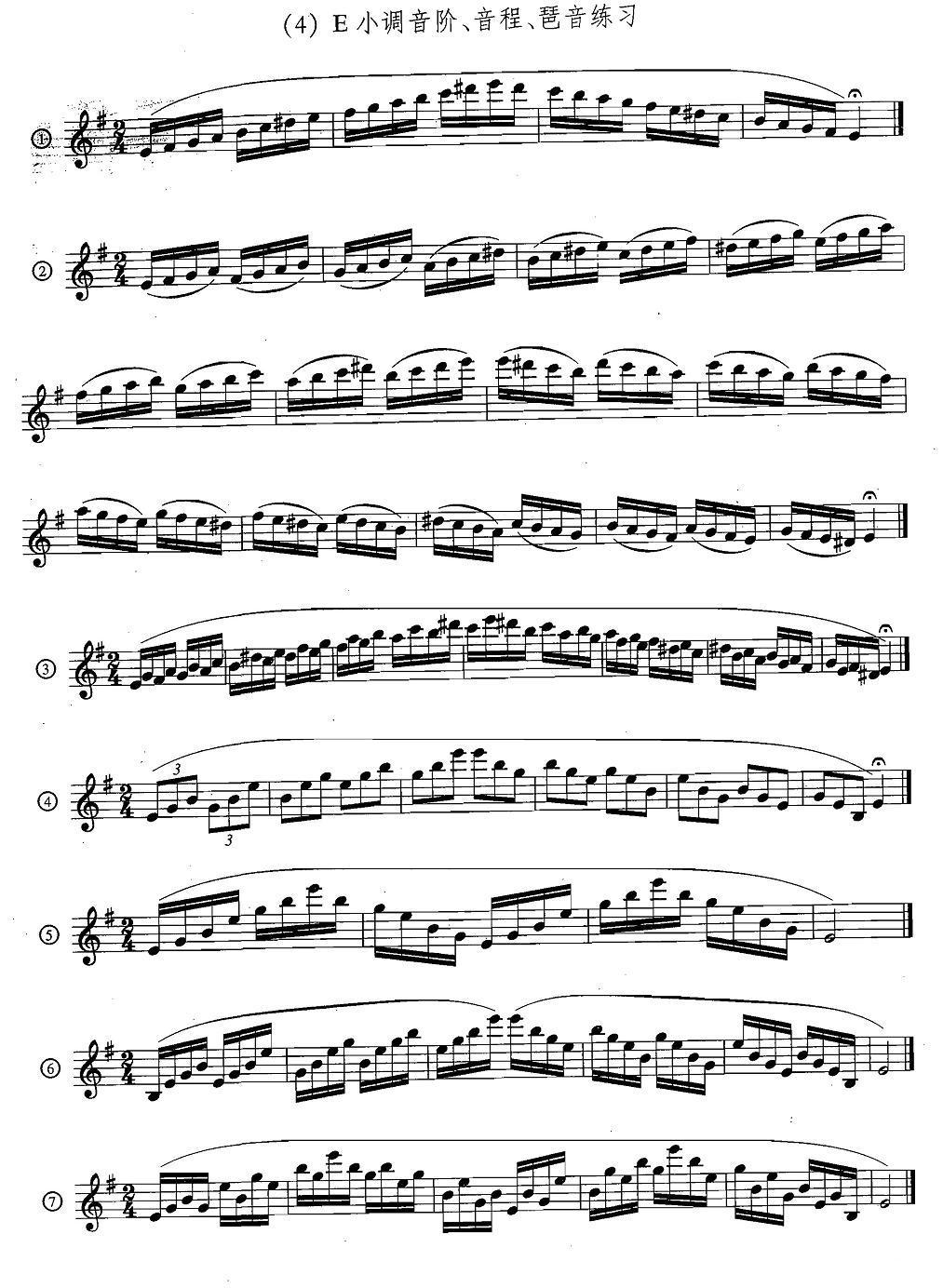 萨克斯练习曲合集（5—33）日常基础练习萨克斯曲谱（图4）