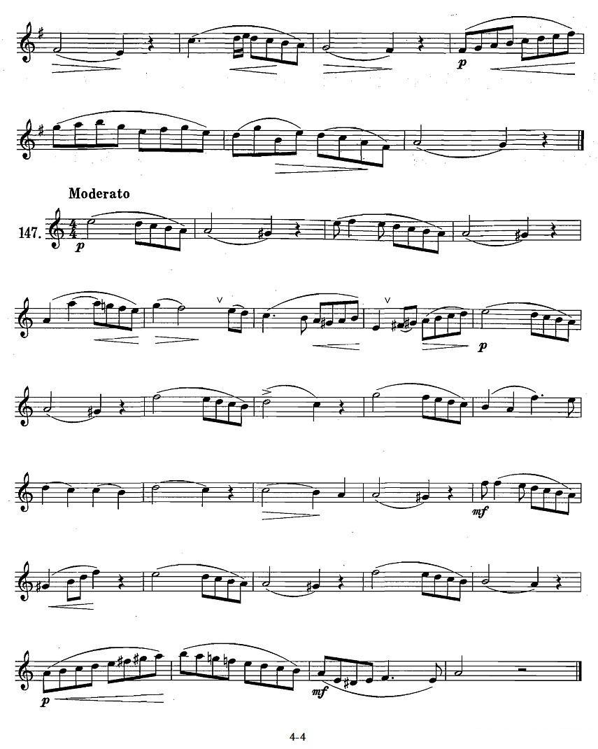萨克斯练习曲合集（1—24）切分音练习萨克斯曲谱（图4）