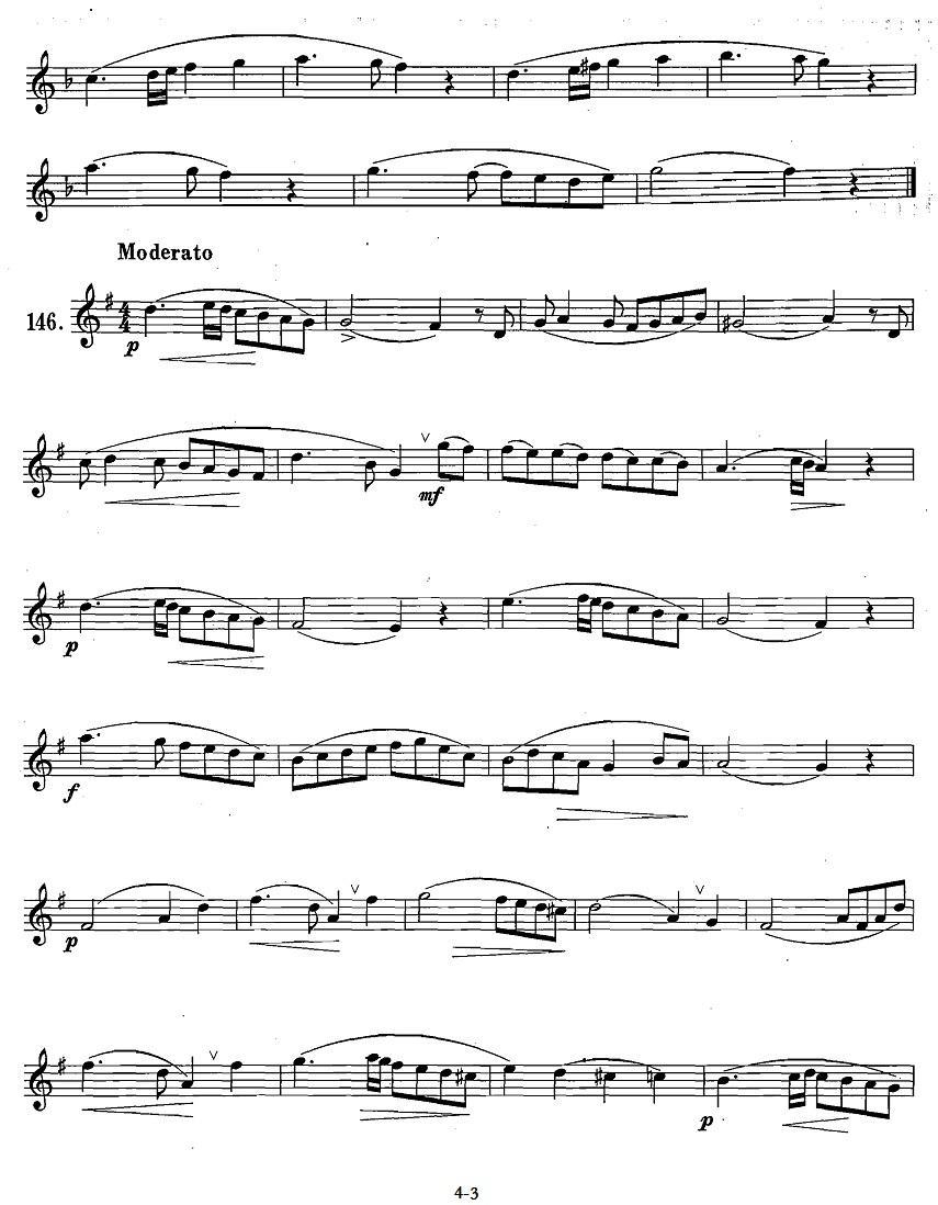 萨克斯练习曲合集（1—24）切分音练习萨克斯曲谱（图3）