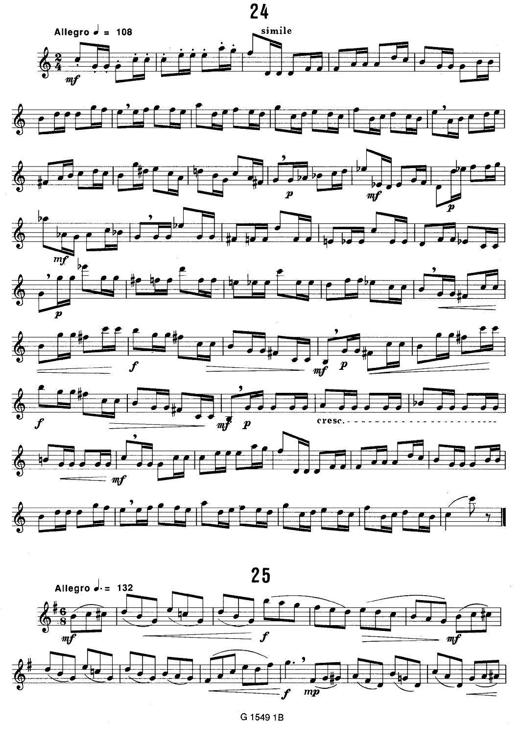 50首经典萨克斯管练习曲（21—31）萨克斯曲谱（图4）