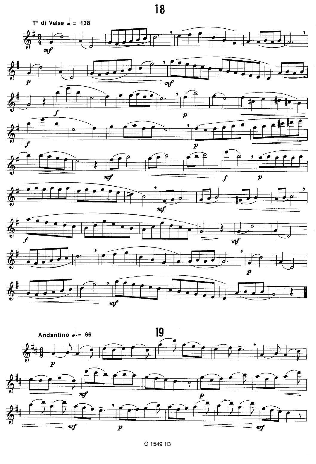 50首经典萨克斯管练习曲（11—20）萨克斯曲谱（图8）