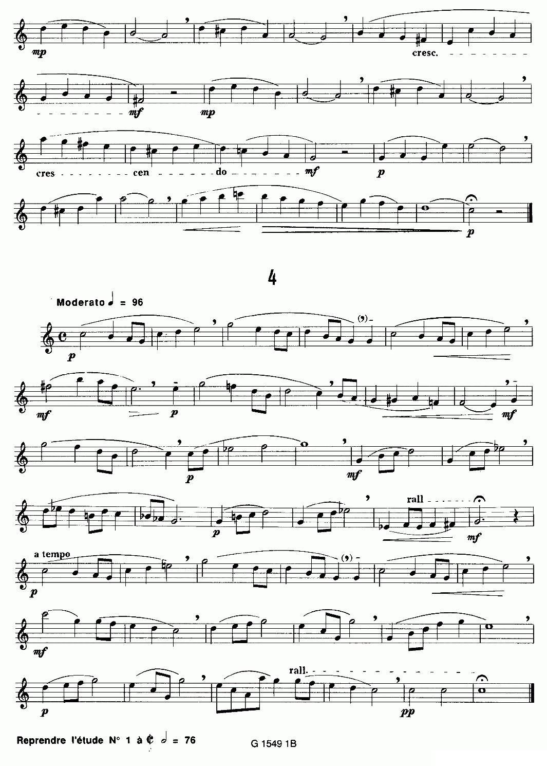 50首经典萨克斯管练习曲（1—10）萨克斯曲谱（图4）