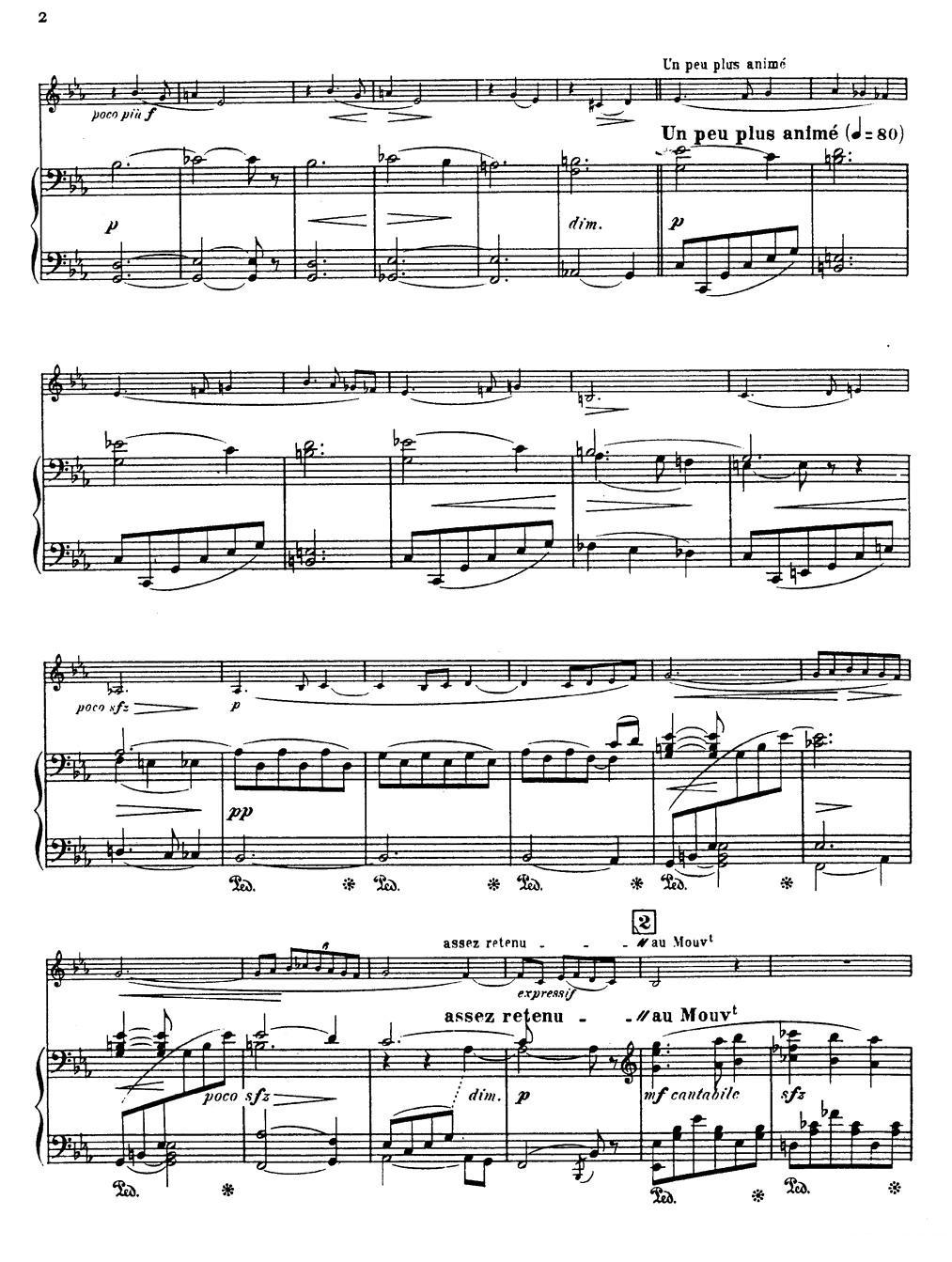 Choral vari Op.55（萨克斯+钢琴伴奏）萨克斯曲谱（图2）