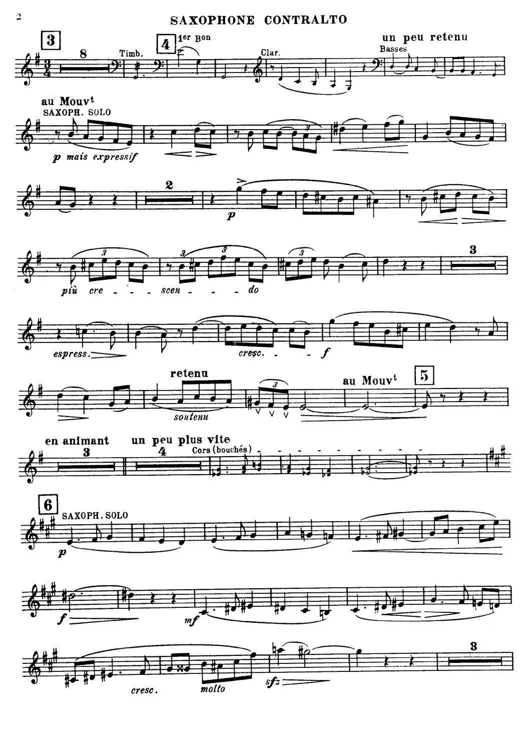 Choral vari Op.55萨克斯曲谱（图2）