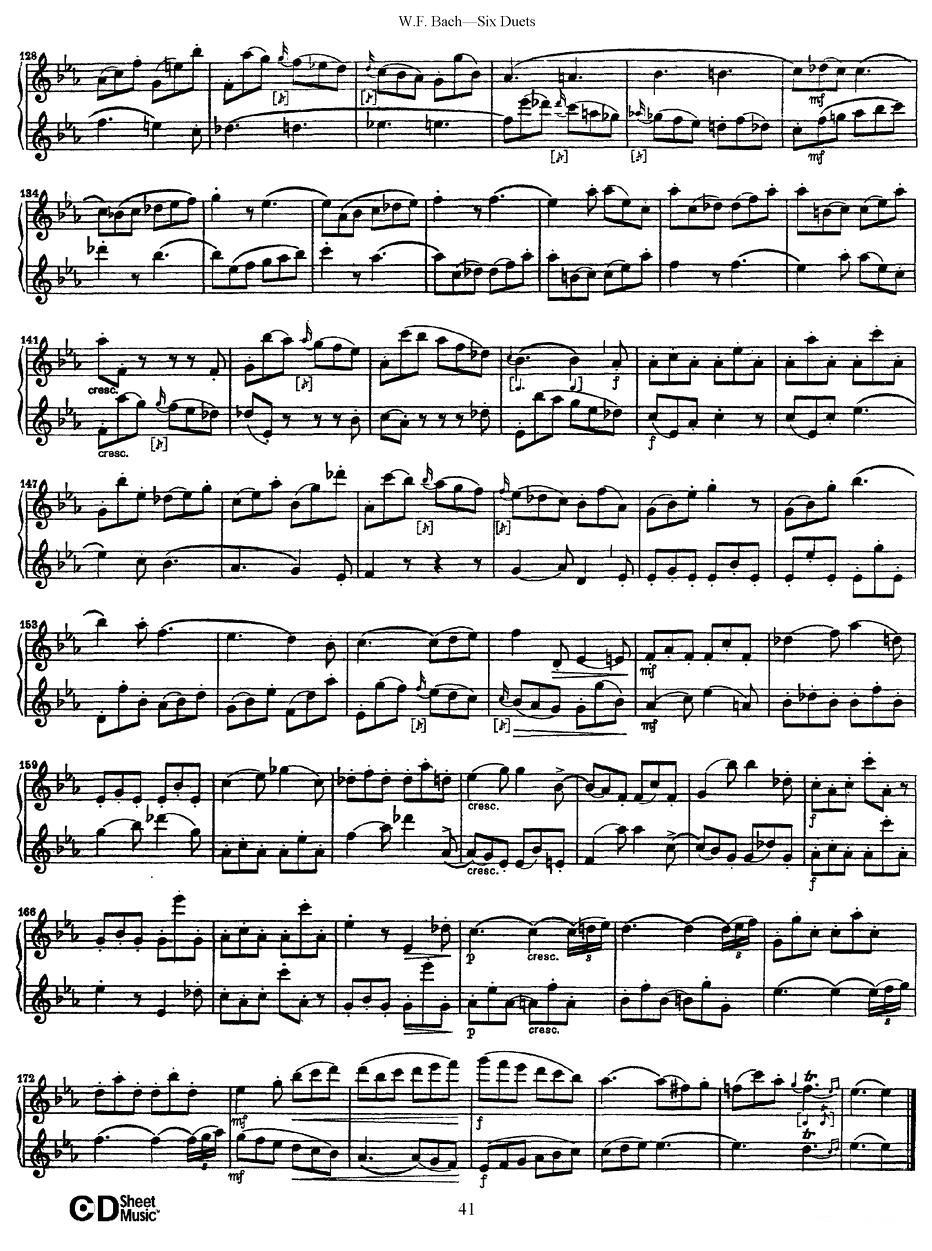 Six Duets（6首二重奏）（5）萨克斯曲谱（图12）