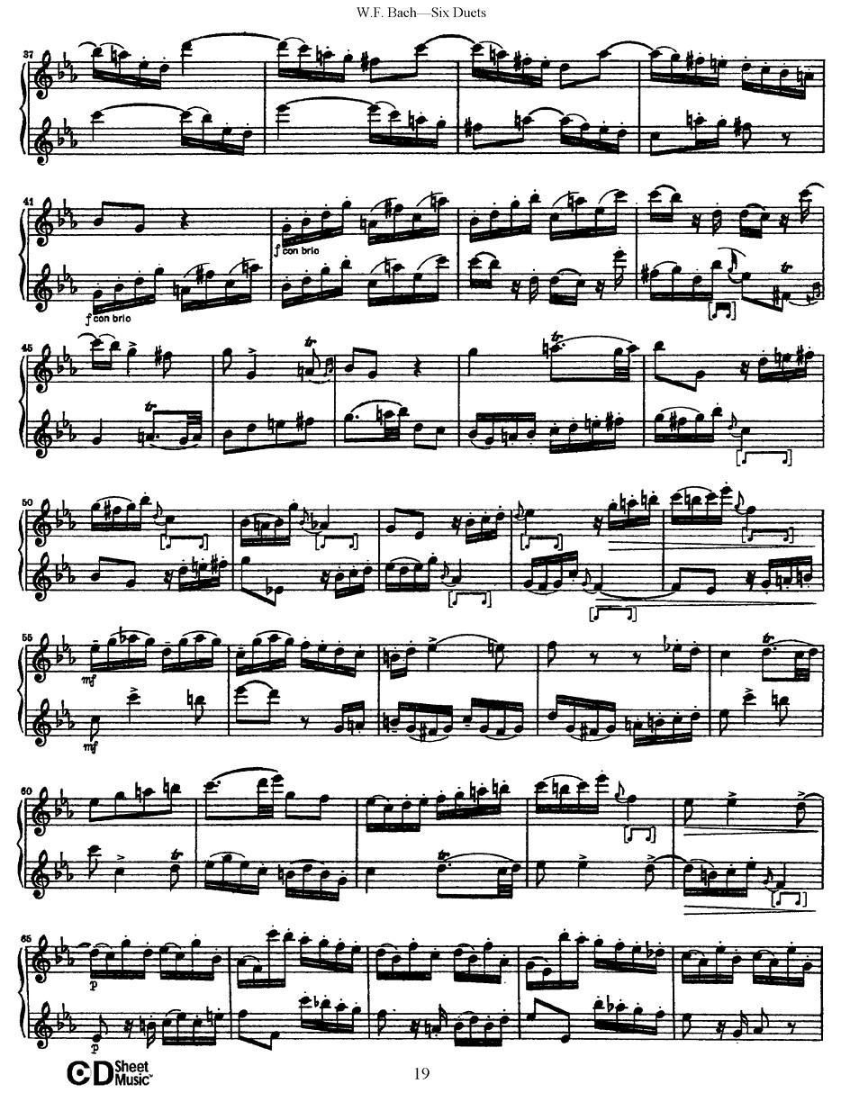 Six Duets（6首二重奏）（3）萨克斯曲谱（图6）