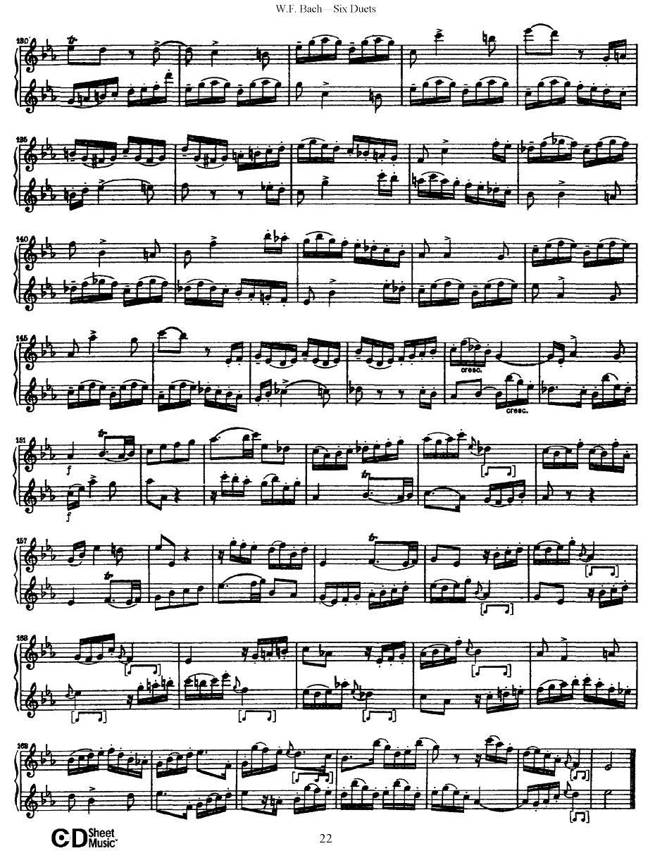 Six Duets（6首二重奏）（3）萨克斯曲谱（图9）