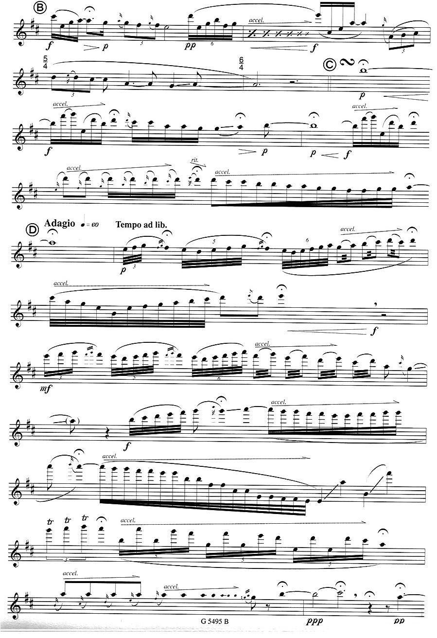 Fuzzy Bird Sonata（绒毛鸟奏鸣曲）（2、Sing Bird）萨克斯曲谱（图2）