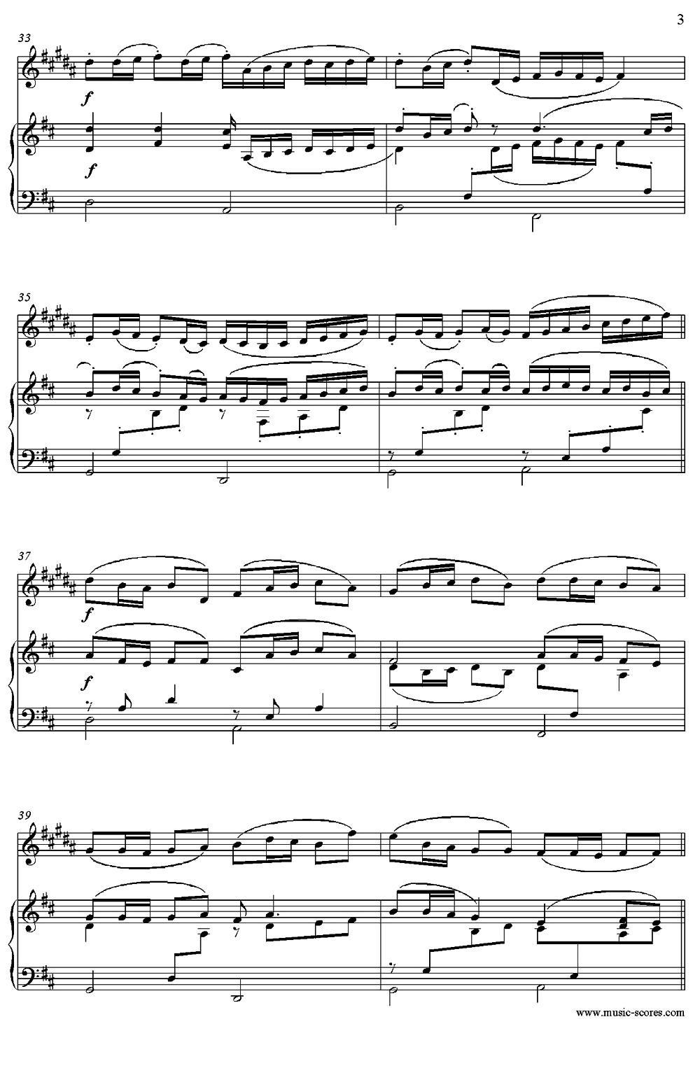 Canon in D（中音萨克斯+钢琴伴奏）萨克斯曲谱（图3）
