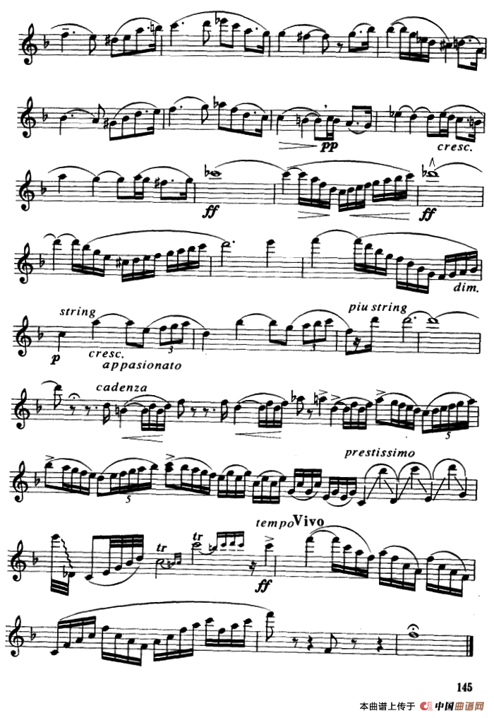 协奏曲（1）（保尔·吉尔斯作曲版）萨克斯曲谱（图6）