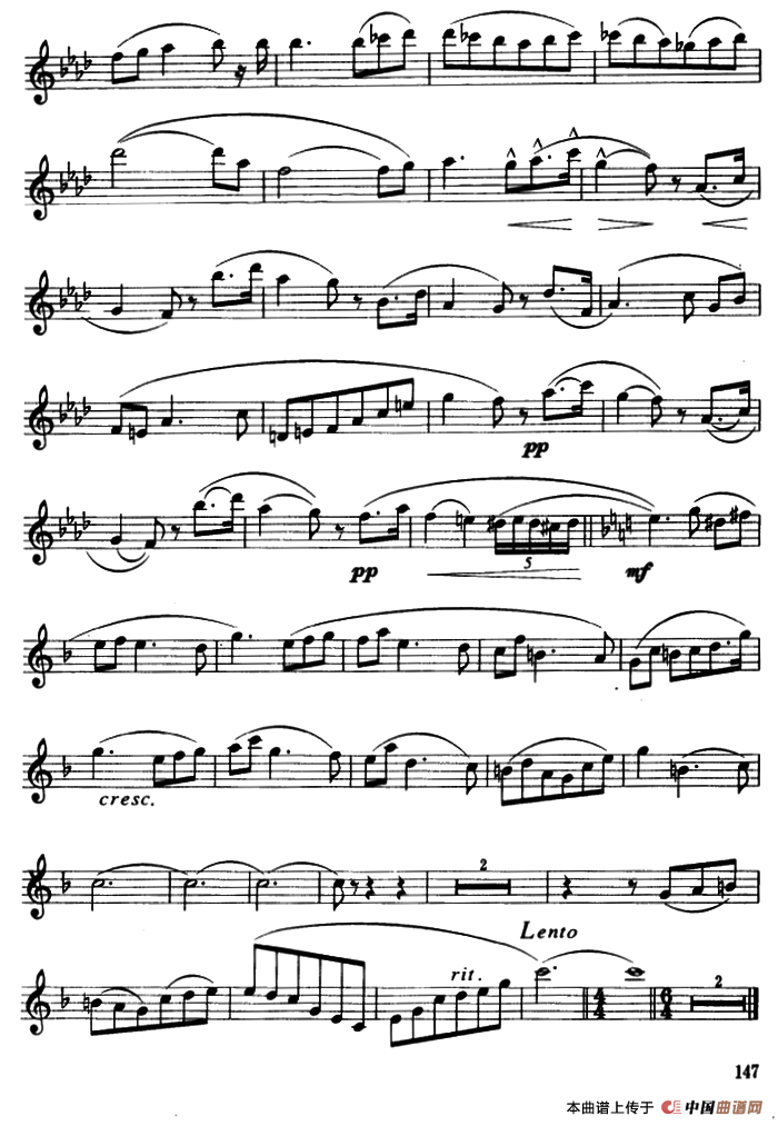 协奏曲（2）（保尔·吉尔斯作曲版）萨克斯曲谱（图2）