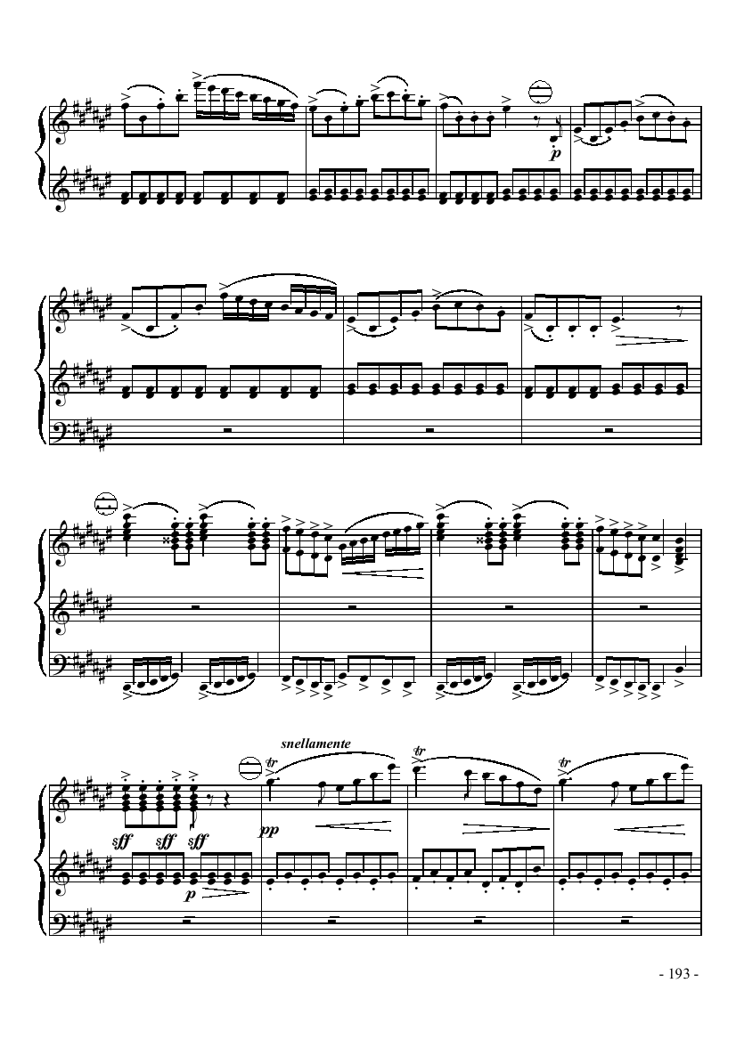 八级乐曲《奏鸣曲NO.2第三乐章》 键盘类 手风琴手风琴曲谱（图2）