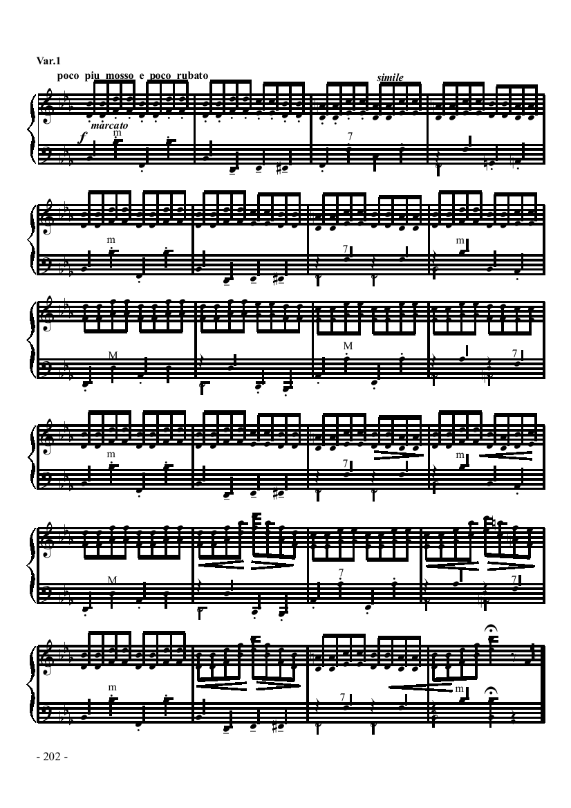 八级乐曲《乌克兰主题变奏曲》 键盘类 手风琴手风琴曲谱（图2）