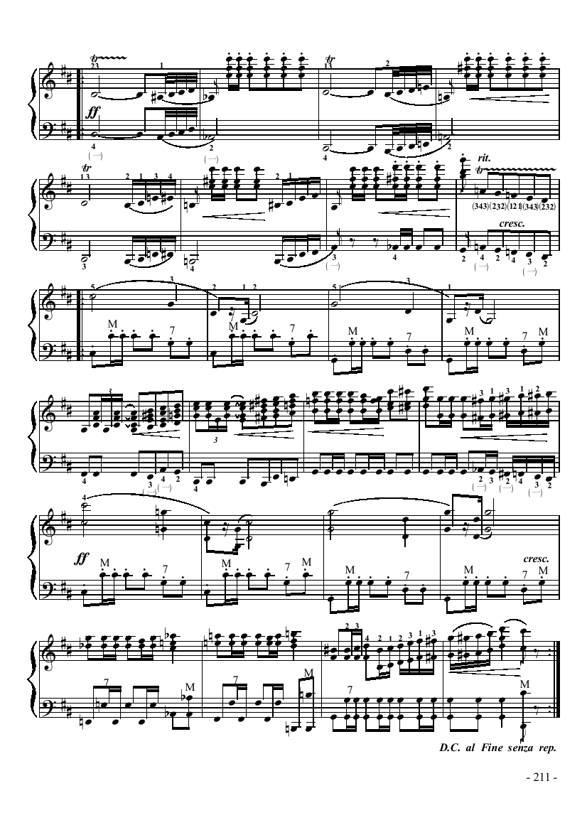 八级乐曲《波罗涅兹》 键盘类 手风琴手风琴曲谱（图3）