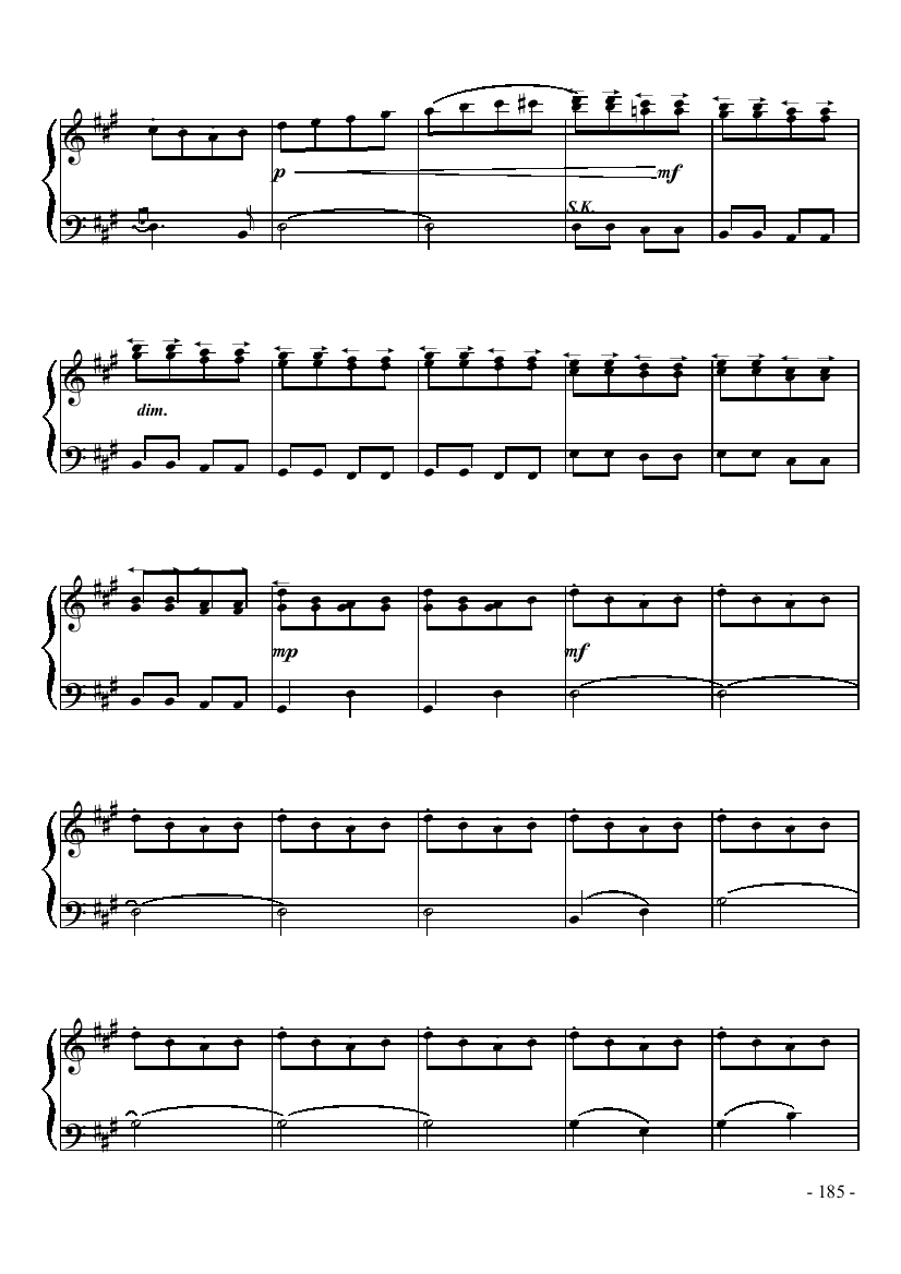 打虎上山手风琴曲谱（图4）