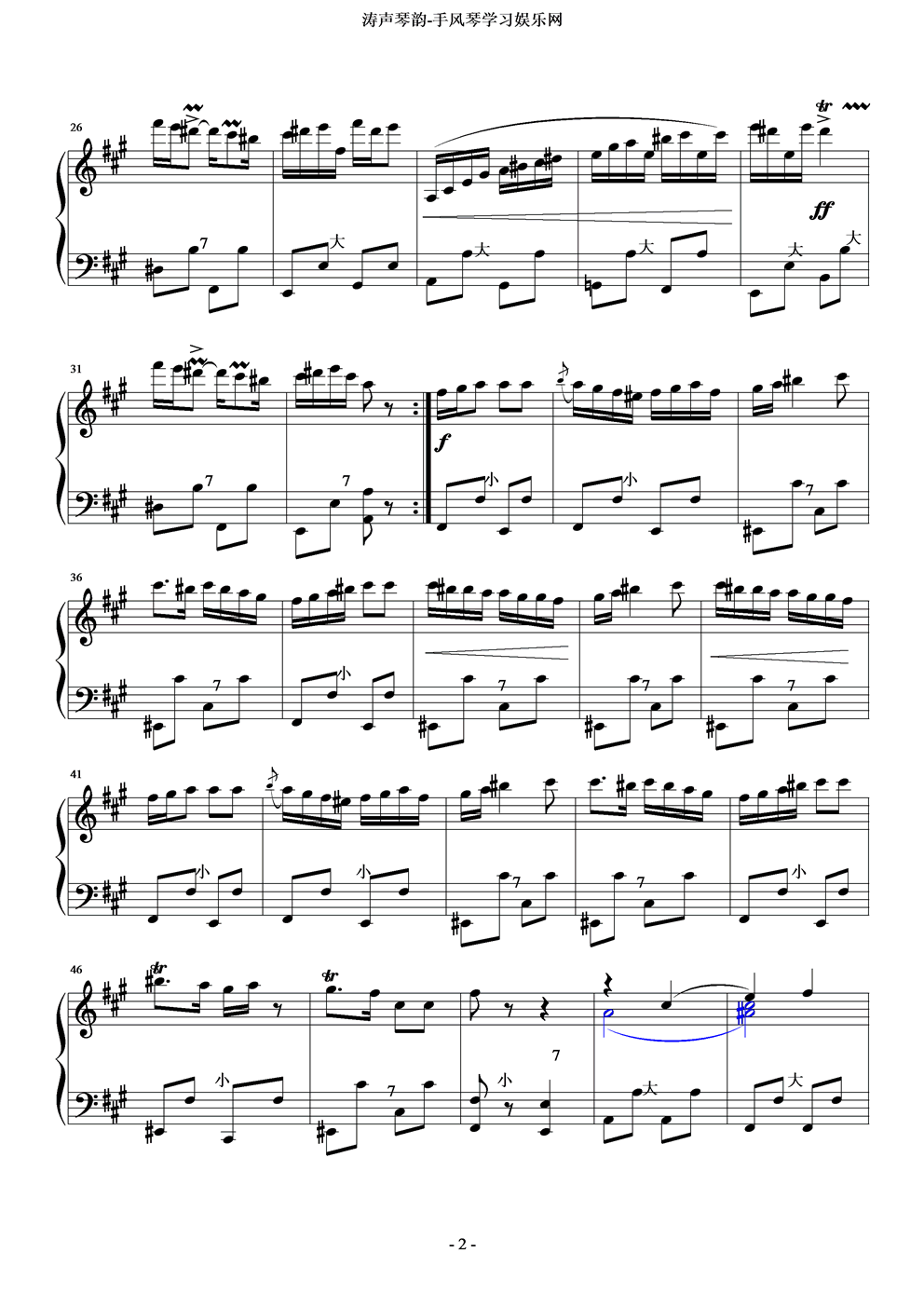 春天手风琴曲谱（图2）