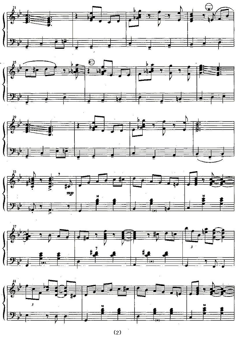 Shocking Valse手风琴曲谱（图2）
