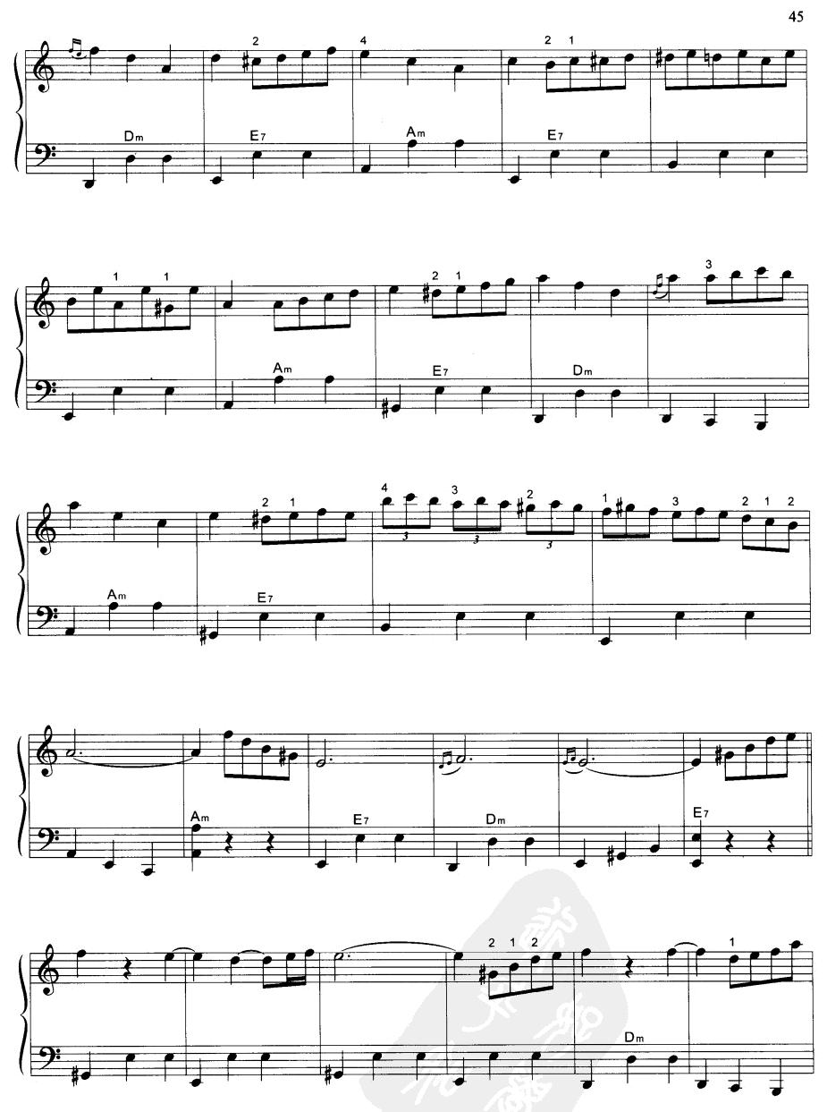 手风琴圆舞曲手风琴曲谱（图2）