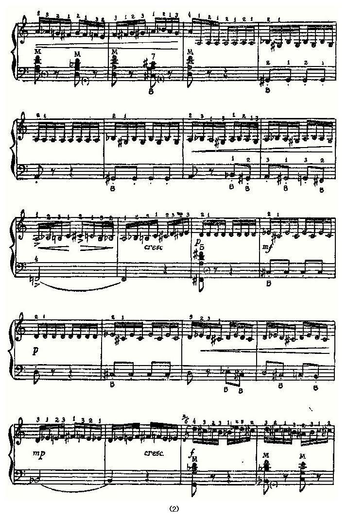 野蜂飞舞（俄罗斯原版谱）手风琴曲谱（图2）