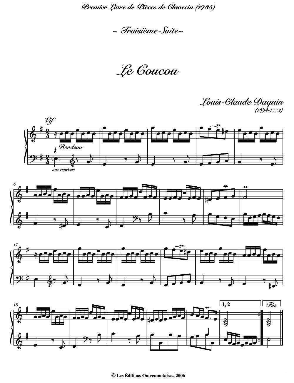 LE COUCOU（布谷鸟）手风琴曲谱（图6）