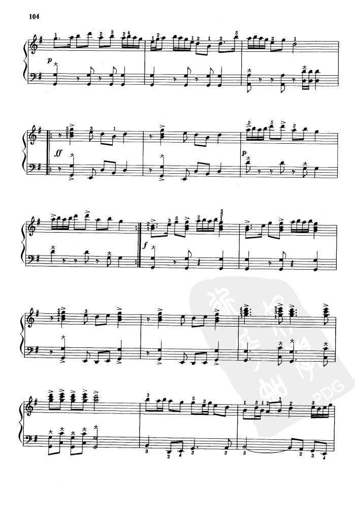 晚会手风琴曲谱（图2）
