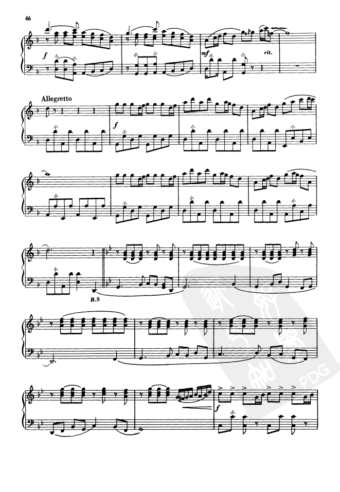 草原牧歌手风琴曲谱（图2）