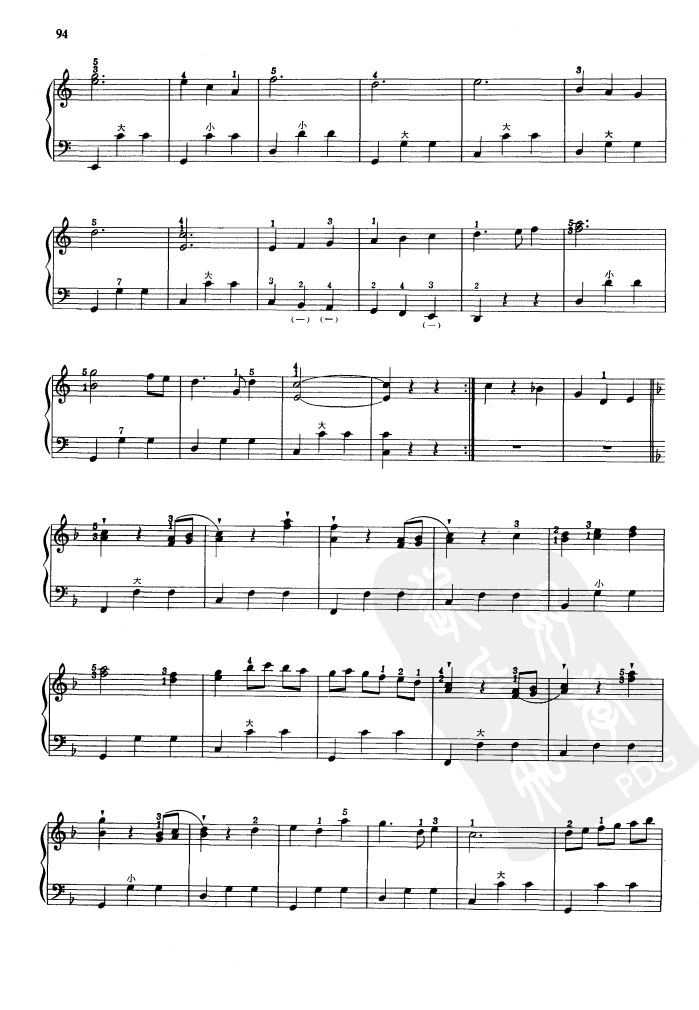 青年圆舞曲手风琴曲谱（图2）