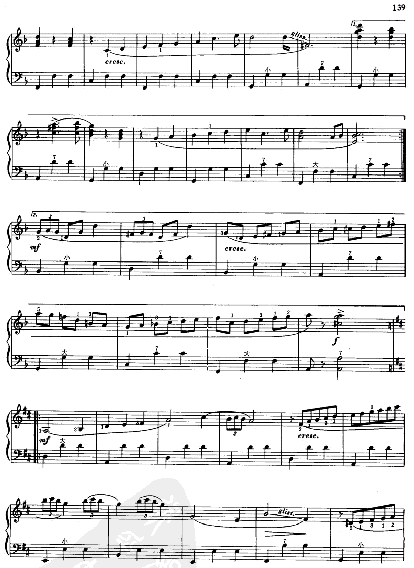 羽毛圆舞曲手风琴曲谱（图4）