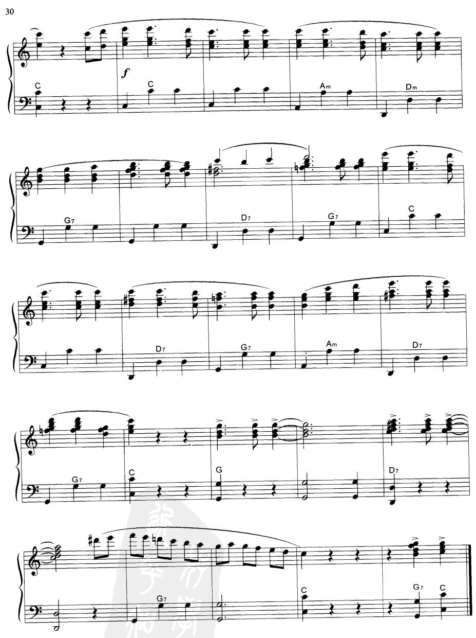 多么幸福手风琴曲谱（图4）