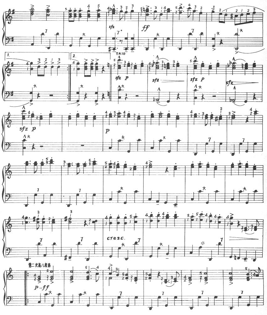 快乐的铜匠手风琴曲谱（图2）